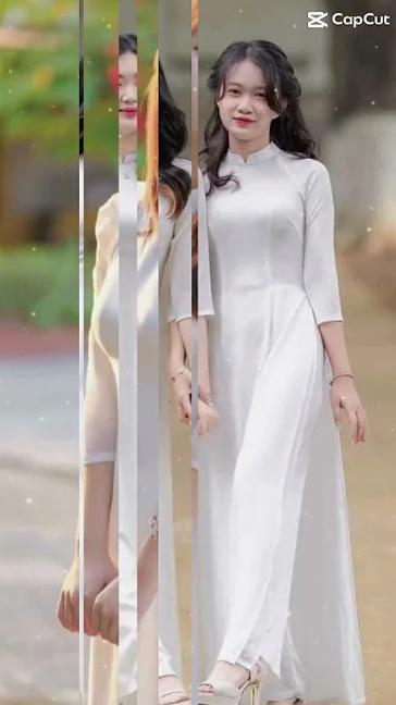 🇻🇳 Nữ sinh Việt nam xinh đẹp và duyên dáng trong tà áo dài. beauty #xuhuong #cute #huê#tiktok